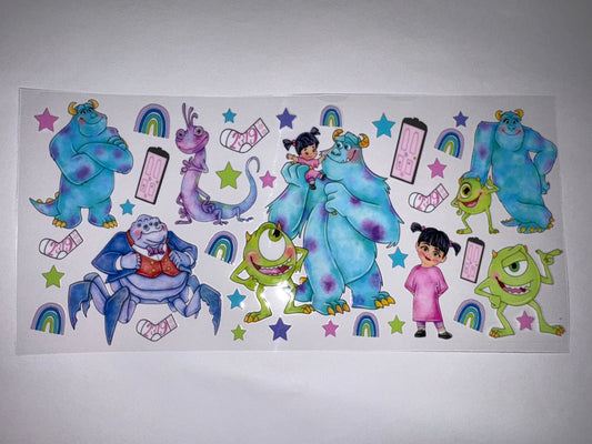 Monsters CUP WRAP DIY
