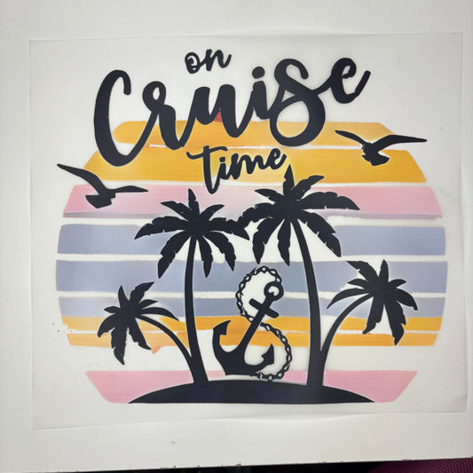 On Cruise Time Shirt Transfer