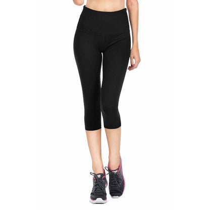 Black | Yoga Capri Leggings 