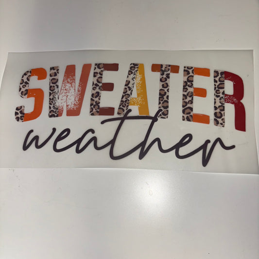 FALL | Sweater Weather SHIRT TRANSFER