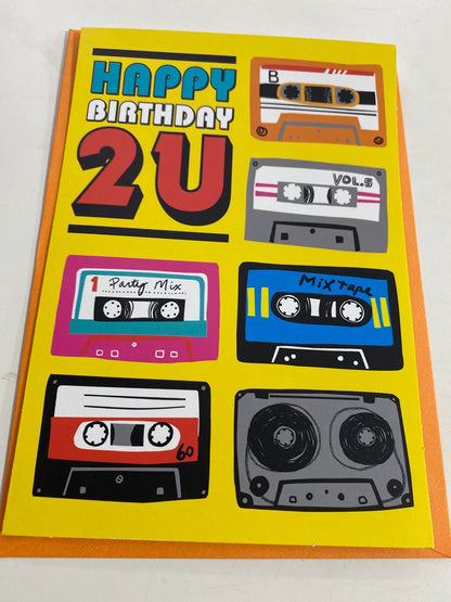 Happy Birthday 2 U Greatest Hits! Birthday Greeting Card