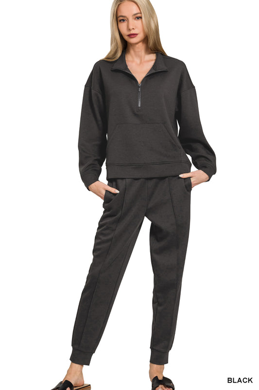 PREORDER SCUBA Half Zip Sweater & Joggers