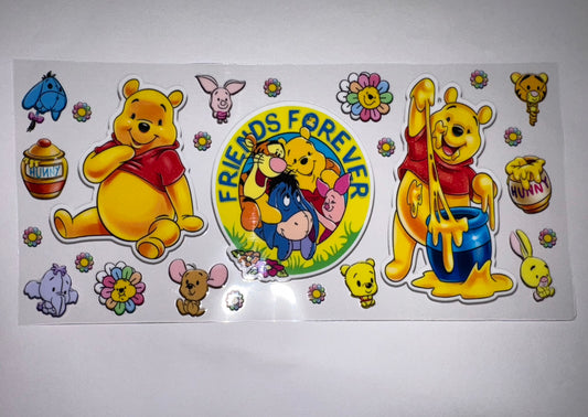 Winnie the Pooh Friends Forever CUP WRAP DIY
