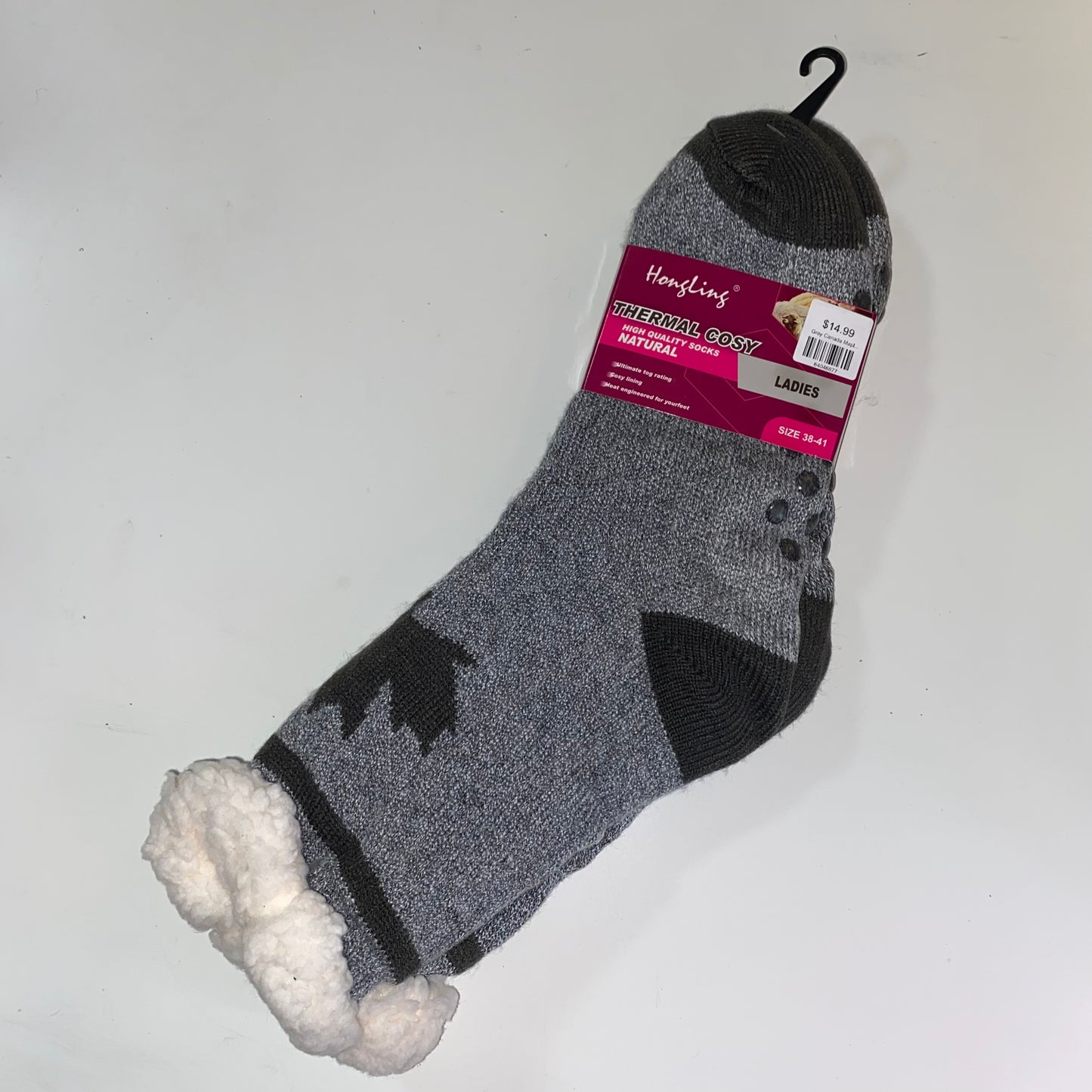 Fleece Lined Slipper Socks (6 Styles)