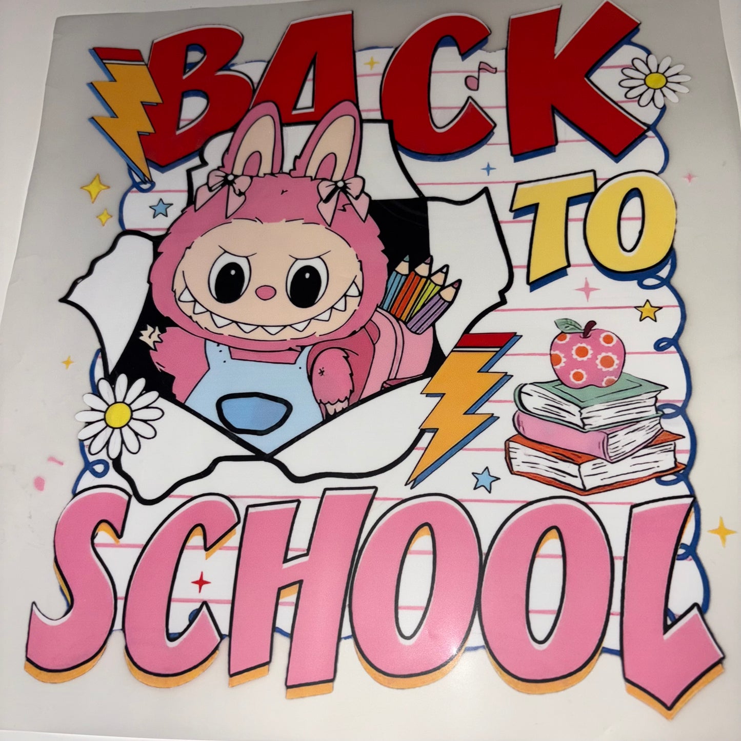 BACK TO SCHOOL Labubu SHIRT TRANSFER