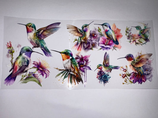 Hummingbirds CUP WRAPS DIY