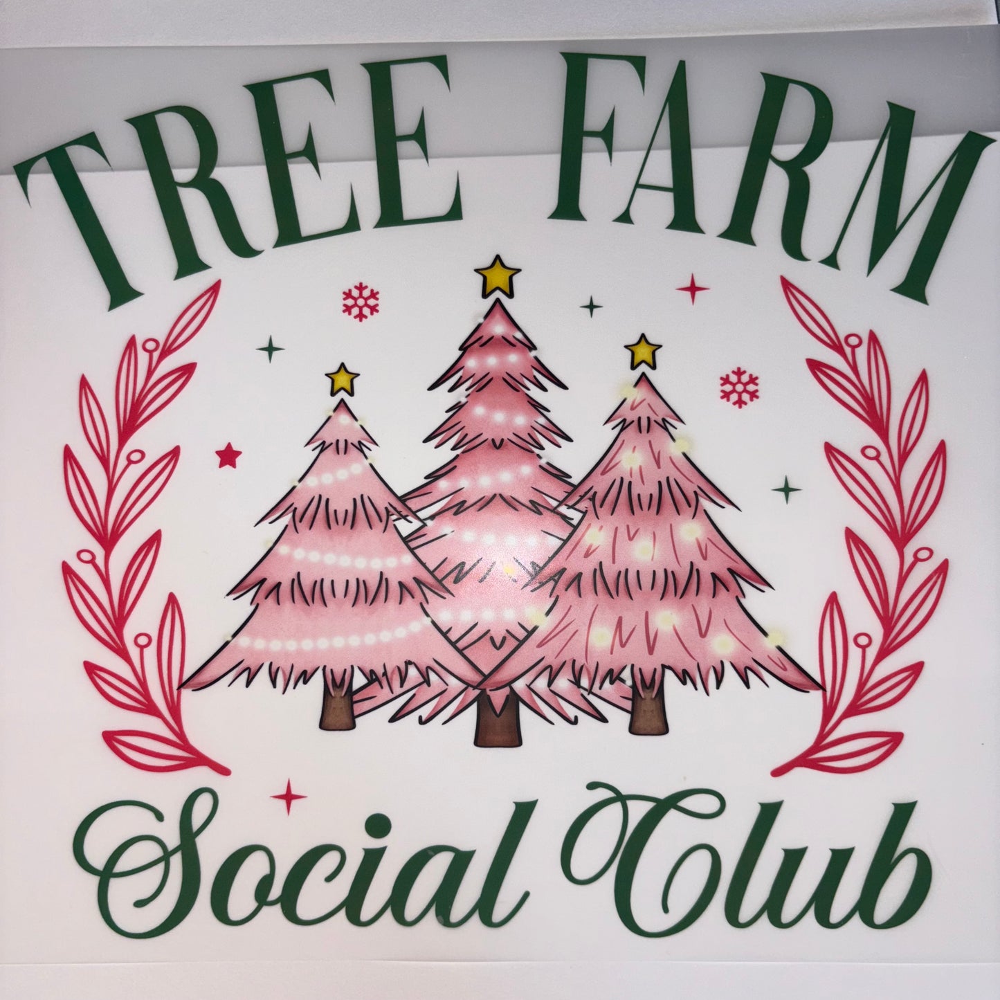 CHRISTMAS | Tree Farm Social Club Shirt Transfer