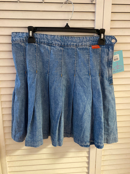 H&M Divided Denim Pleated Skirt Angelic Denim Skirt Size 10