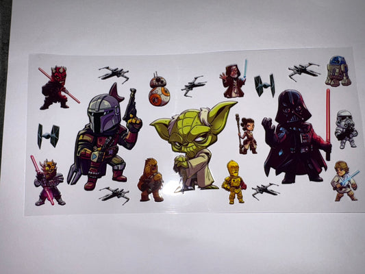 Yoda and Friends CUP WRAP DIY