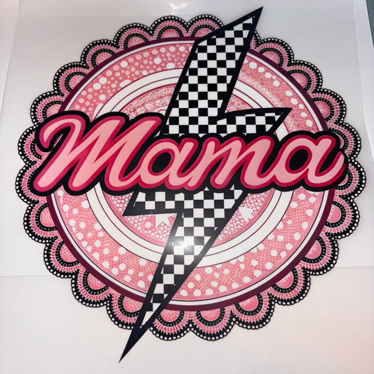 Mama Pink Lighting Shirt Transfer
