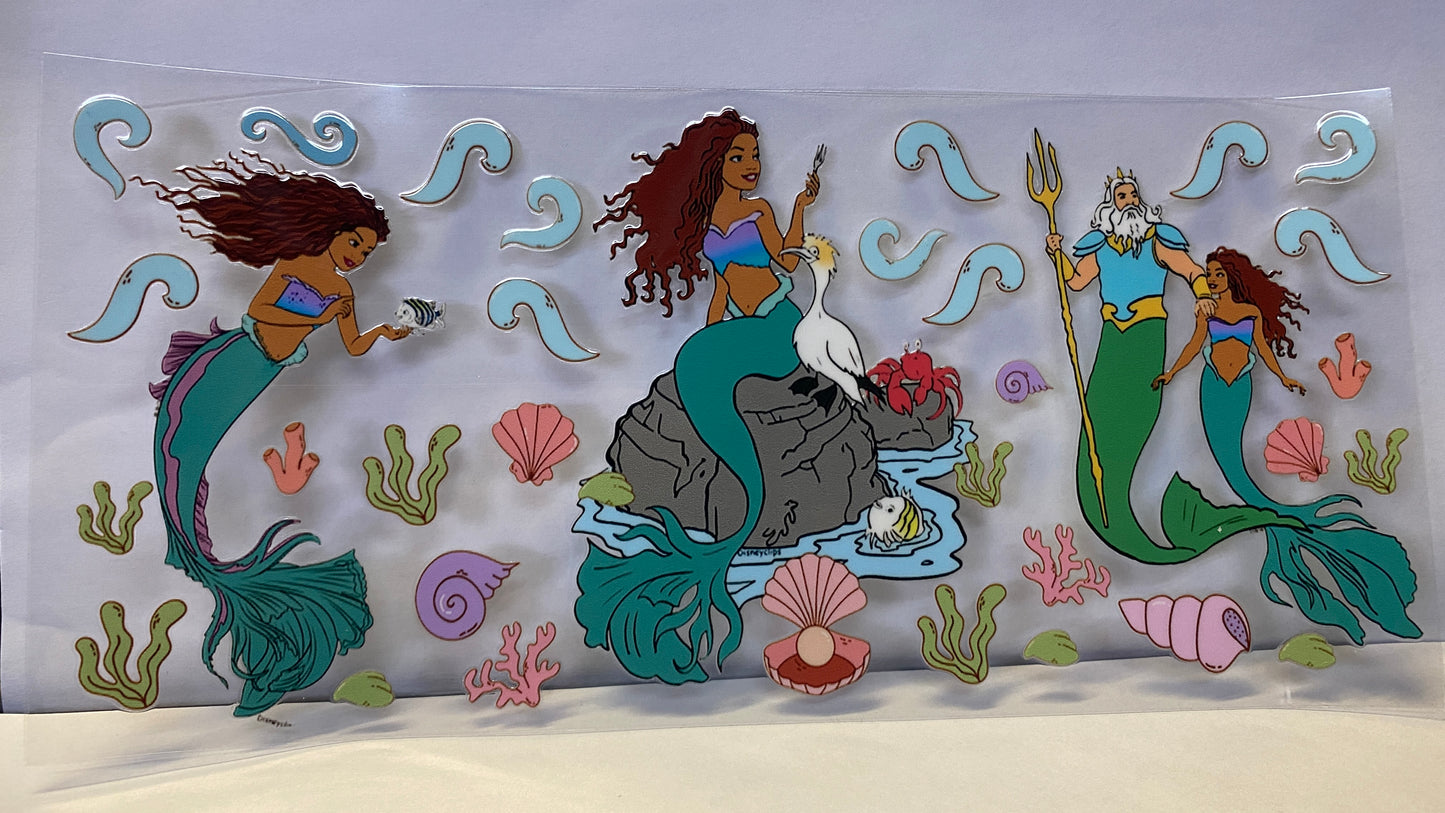 Little Mermaid theme  CUP WRAP