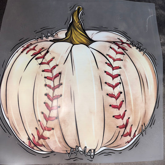 FALL | Baseball Pumpkin Shirt Transfer