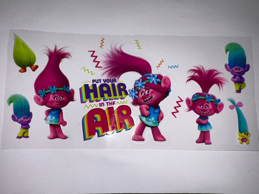 Trolls CUP WRAP DIY