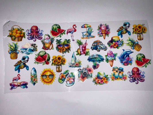 Summer Fun CUP WRAP DIY