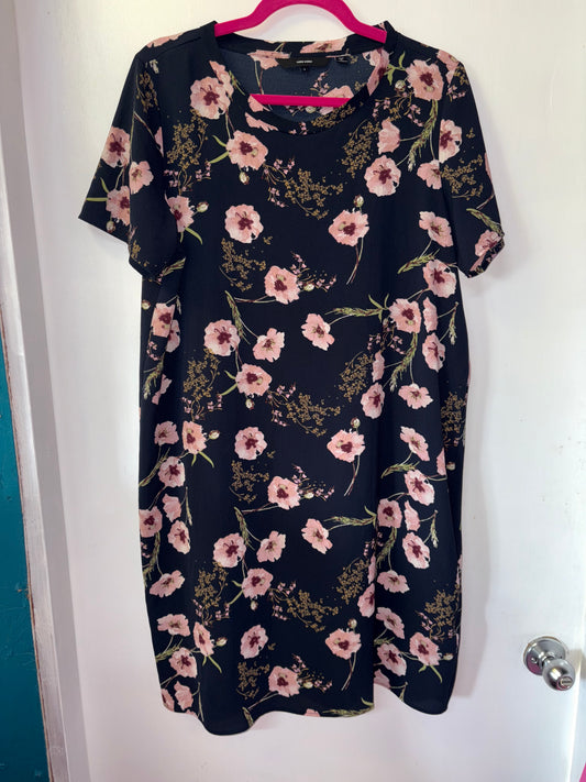 FINAL SALE Vero Moda Pink Floral Bubble Dress