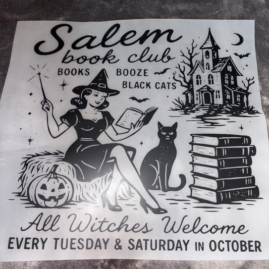 HALLOWEEN | Salem Book Club Shirt Transfer