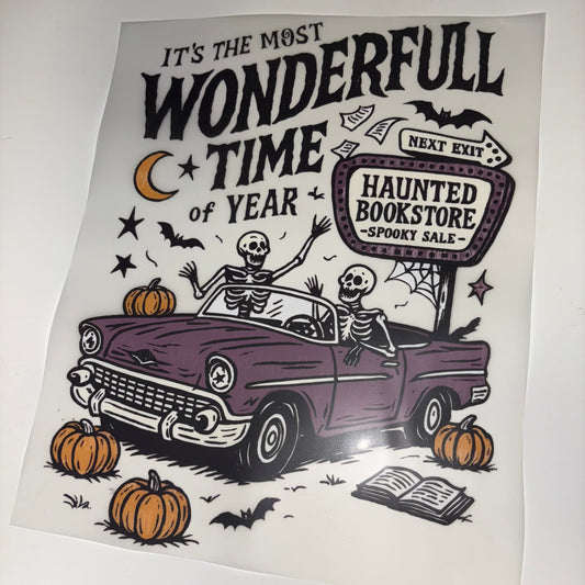 HALLOWEEN | Haunted Bookstore SHIRT TRANSFER