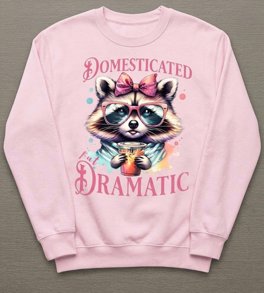 Domesticated Dramatic Crewneck Sweatshirt
