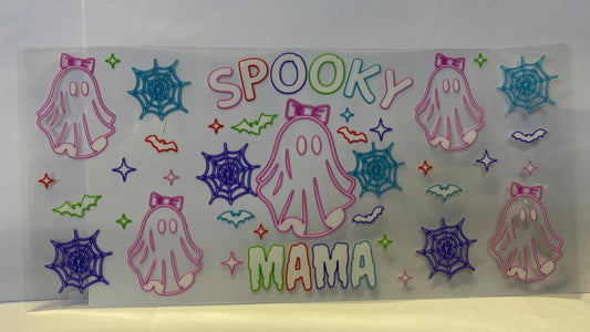 Spooky Ghost Mama CUP WRAP