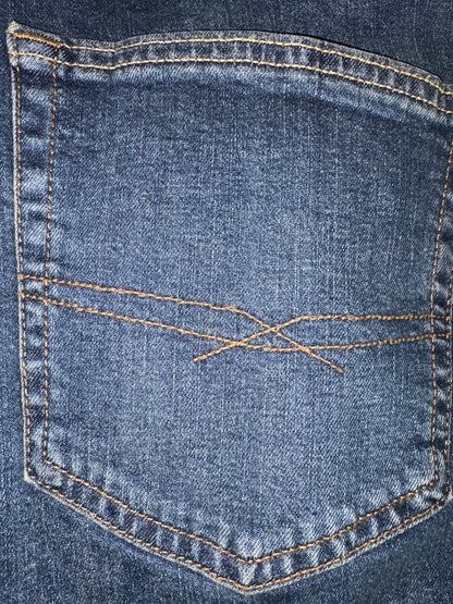 LEVIS Strauss STRAIGHT Leg Denim Jeans 42x32 1055