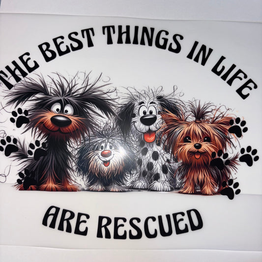 DOG Rescue Shirt Transfer