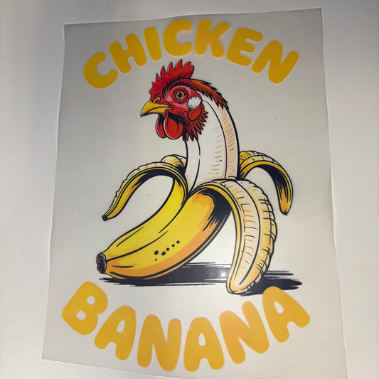 Chicken Banana Rooster SHIRT TRANSFER