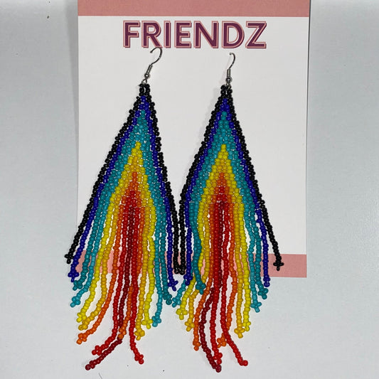 Boucles d'oreilles Boho en perles de rocaille (2 couleurs)