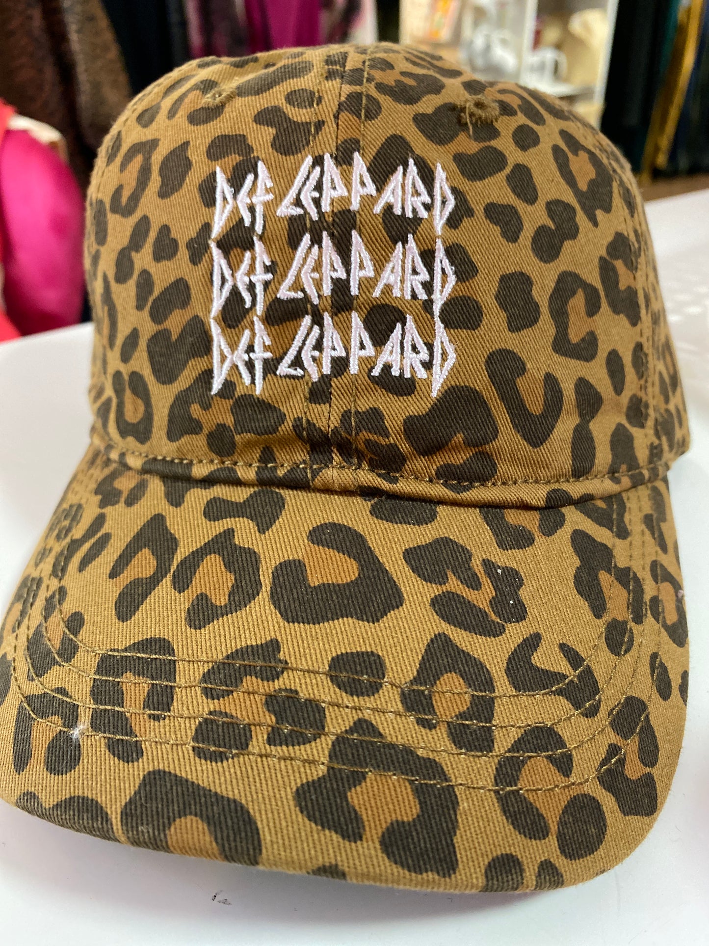 Def Leppard Leopard Print Hat