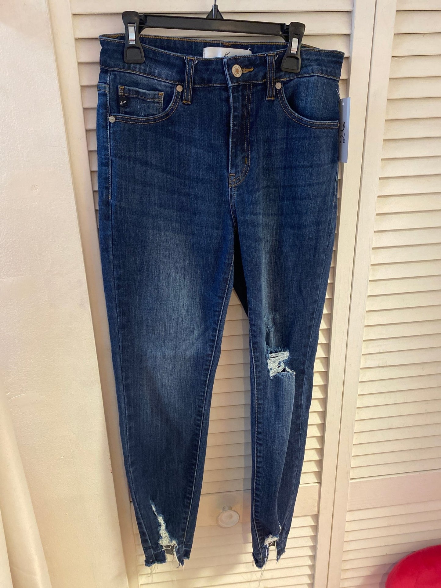 Jean Kancan taille haute avec ourlet à la cheville et coupe skinny TAILLE 26