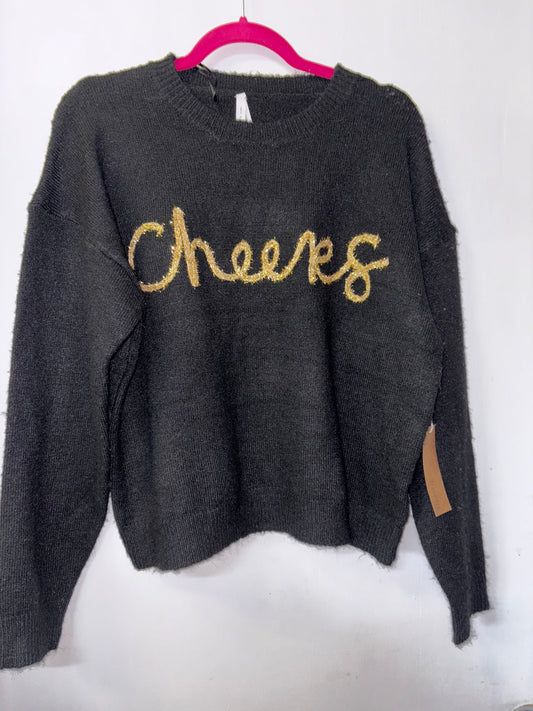 FINAL SALE DREAMERS by Debut Cheers Christmas New Years Sweater top