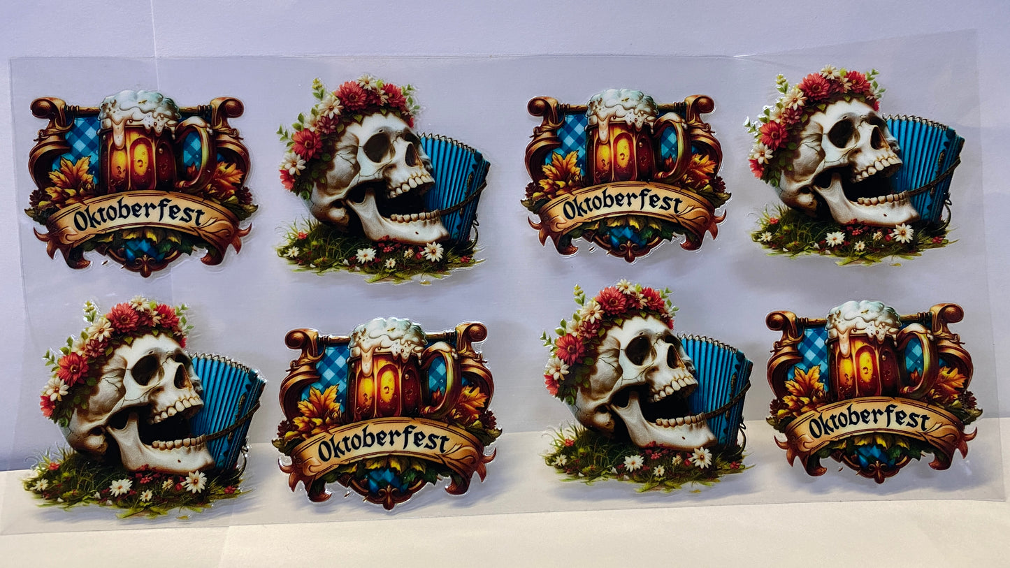 Oktoberfest Skull CUP WRAP