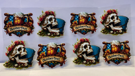 Oktoberfest Skull CUP WRAP