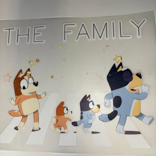 The Family Bluey SHIRT TRANSFER