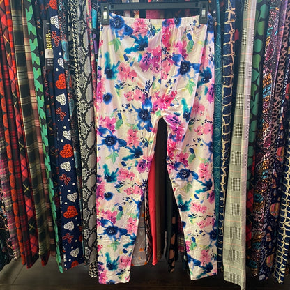 Legging adulte à motif bouquet d'aquarelle