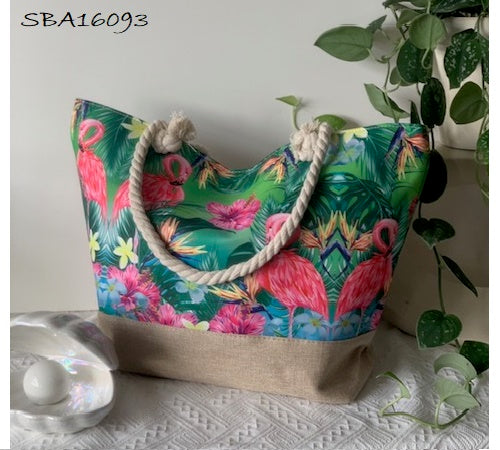 Flamingo Beach Bag Tote