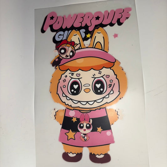 Labubu Powerpuff Pink SHIRT TRANSFER