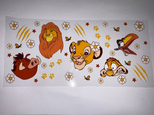 Lion King CUP WRAP DIY