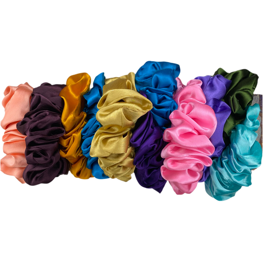 Sommeil Soie Cheveux Scrunchie Fait à la main Local