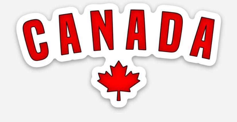 Souvenir Sticker Canada