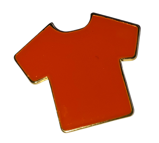 Pin de esmalte del día de la camisa naranja