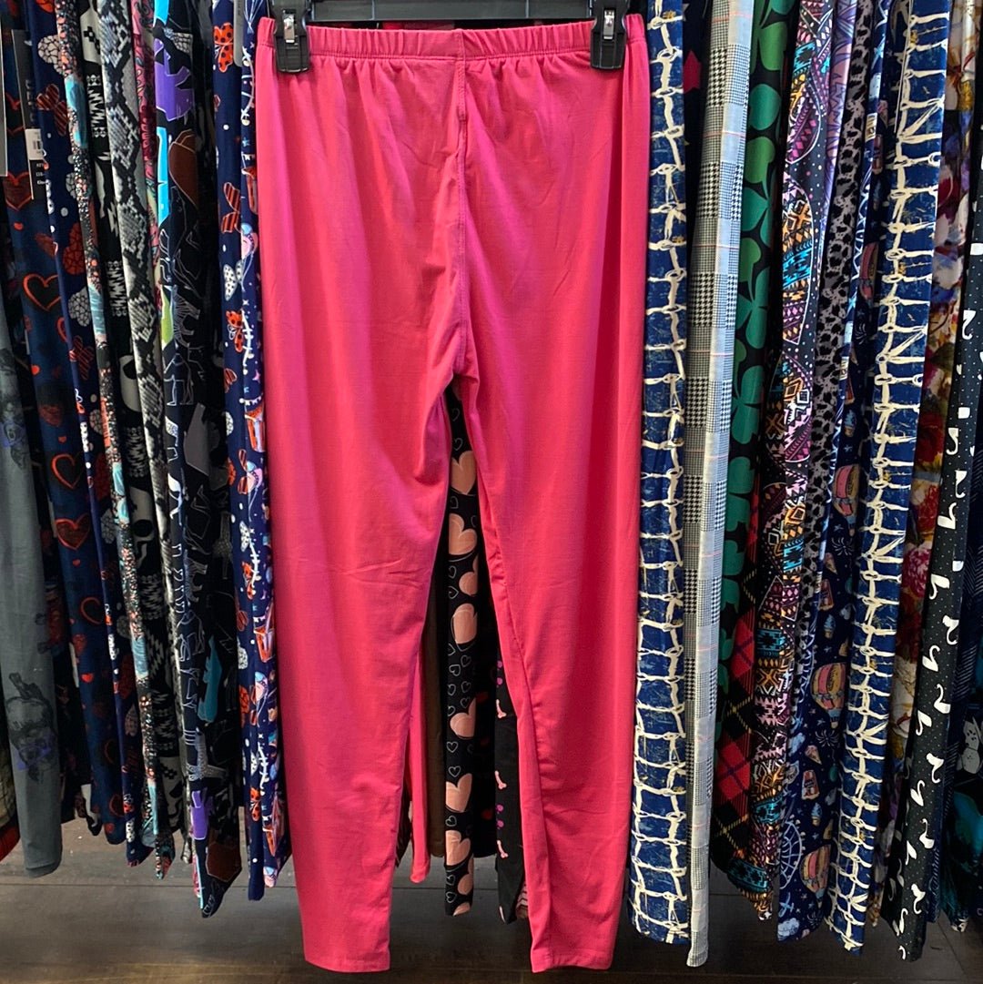 Fushia Pink Adult  Leggings