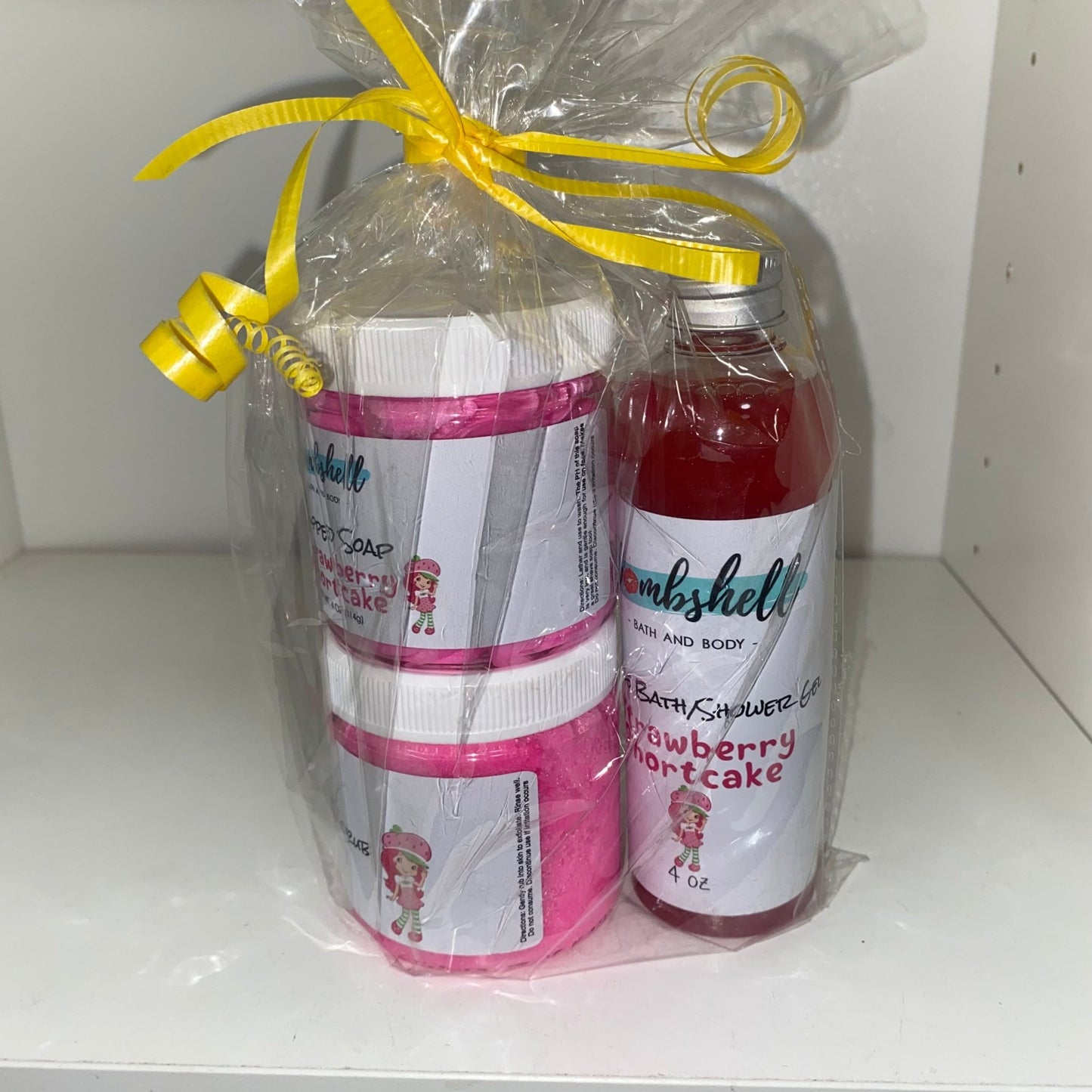 Strawberry Shortcake themed Bath & Body Sets by Bombshell BATH & BODY