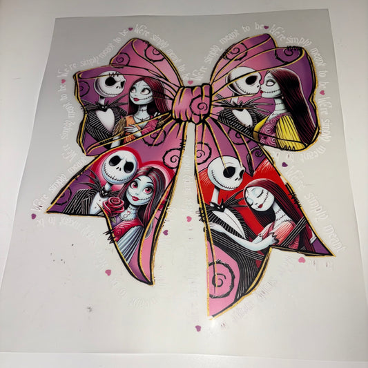 HALLOWEEN | Jack & Skully Bow SHIRT TRANSFER
