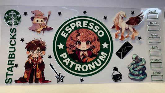 STARBUCKS ESPRESSO PATRONUM CUP WRAP