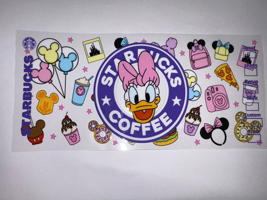 Daisy Duck SB CUP WRAP DIY