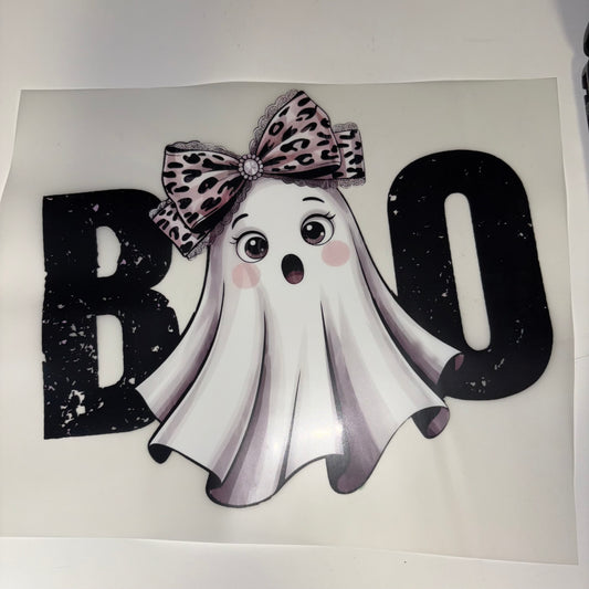HALLOWEEN | Ghost Bow SHIRT TRANSFER