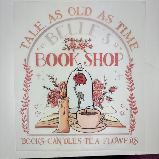Belles Book Shop Shirt Transfer