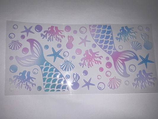 Mermaid CUP WRAP DIY