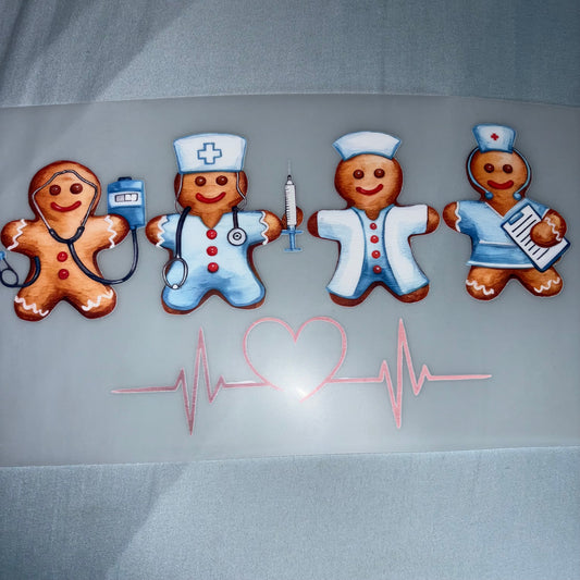 CHRISTMAS | Gingerbread Nurses SHIRT TRANSFER
