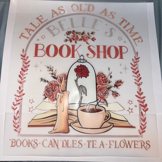 Belles Book Shop Shirt Transfer